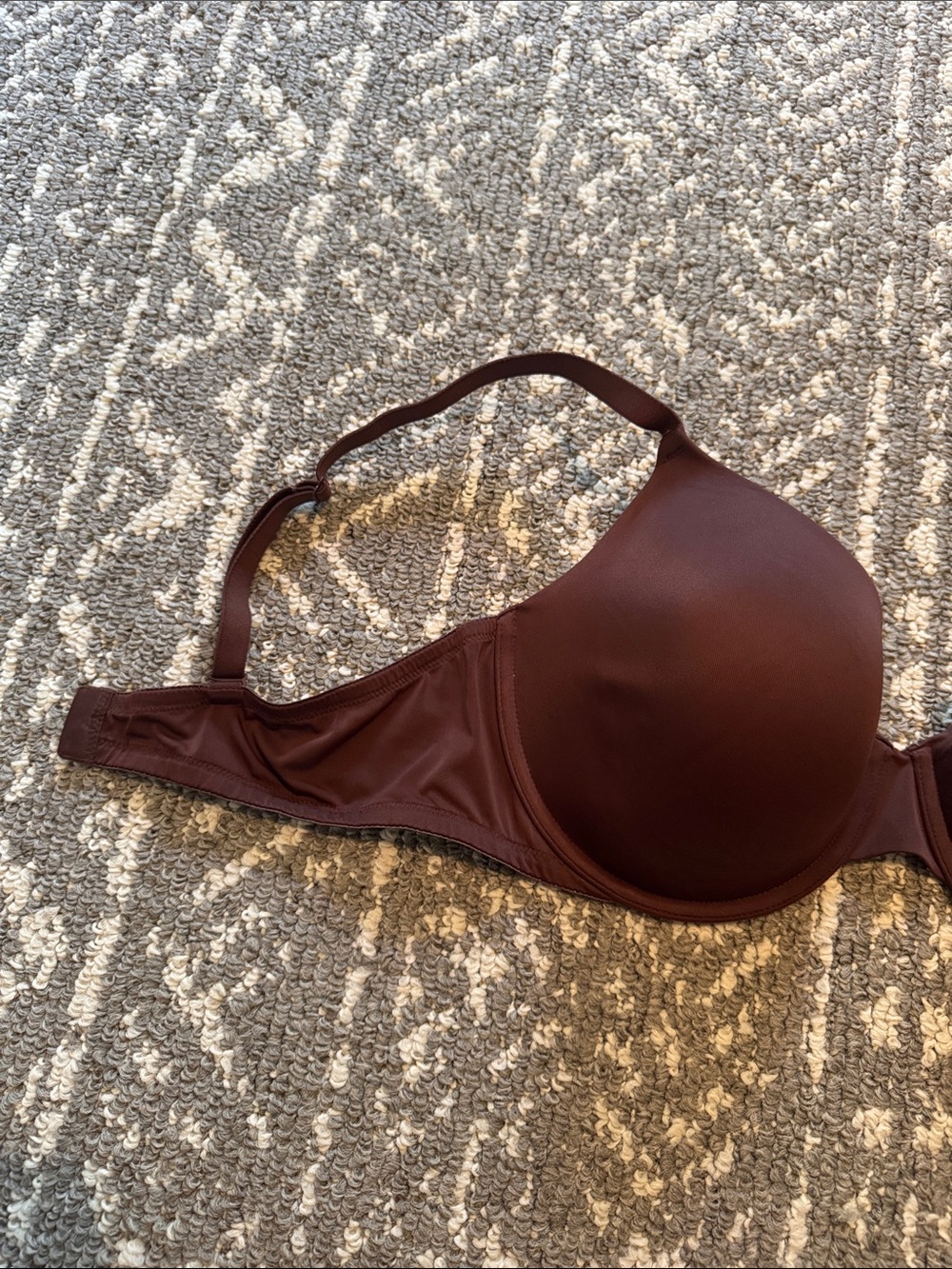 Seamless Support T-Shirt Bra in Chocolate Brown - Picture 2 of 5